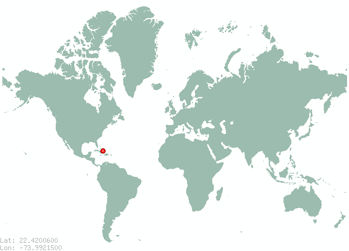 Delectable Point in world map